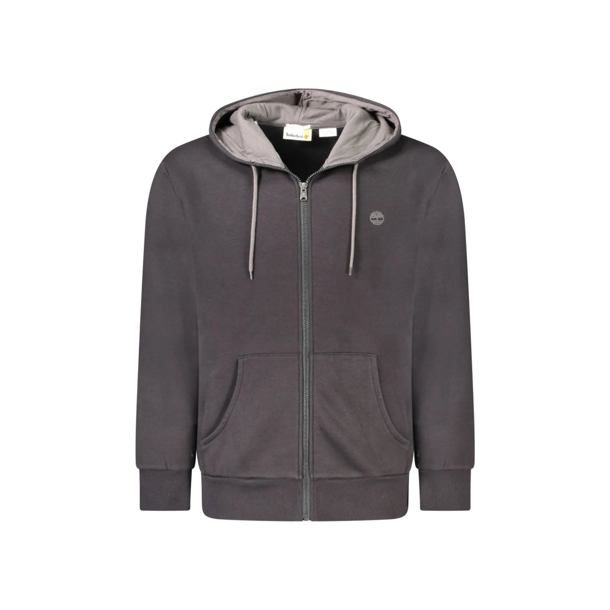 Timberland Felpa Maniche Lunghe Uomo Nera Zip Ricamo Felpe Nero - foto prodotto